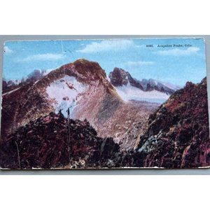 Arapahoe Peaks Colorado Travel Postcard 1911 Mountains Scenic Souvenir Vintage